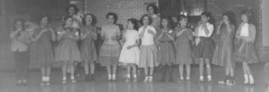 Girl Scout investiture 1959 - Copy