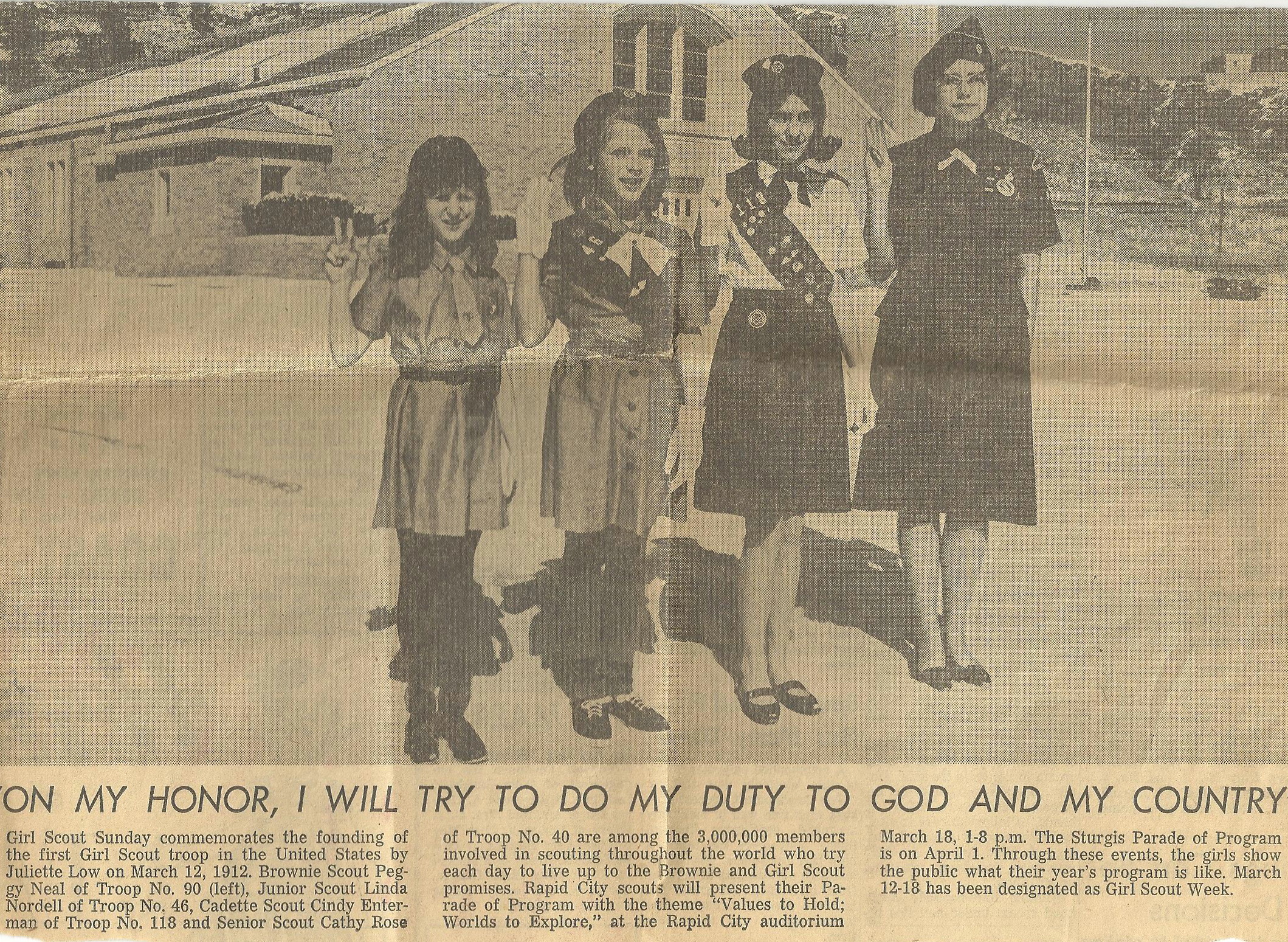 Senior Girl Scout 1967