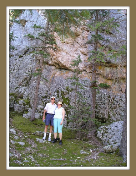 Rose and Rob in Black Hills, SD Mountains